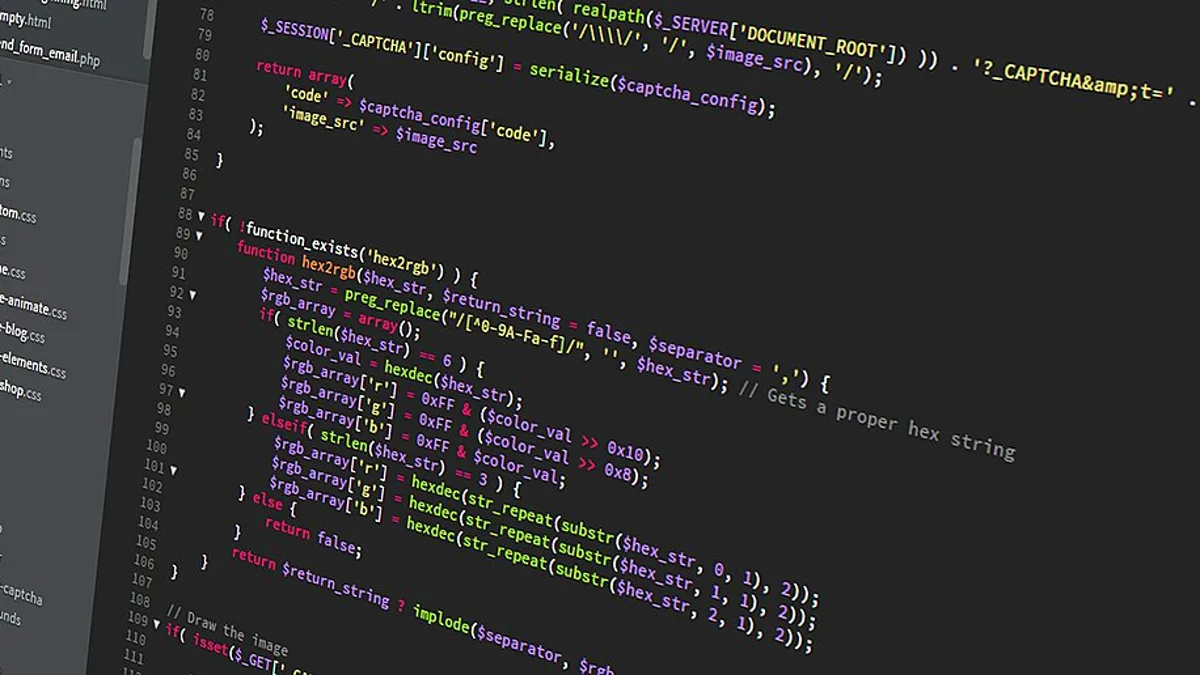 PHP source code displayed in a text editor